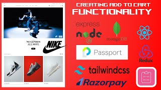 How to Add a Shopping Cart to Your Nike Clone MERN Application [upl. by Hanus]