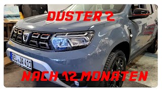 Dacia Duster 2 Phase 2  Nach 12 Monaten  1 Inspektion  Kosten  Defekte  Tce150 EDC [upl. by Myrna]