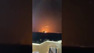 Iranian drones hit Israel iran iranattackonisrael iranisrael shortsfeed viralshorts [upl. by Illyes]