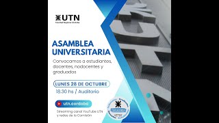 ASAMBLEA INTERCLAUSTROS  UTN Córdoba [upl. by Abramson945]