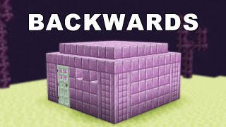 I Tried To Beat Minecraft Backwards [upl. by Dirrej]