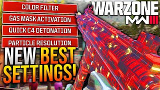 WARZONE Update Your BEST SETTINGS ASAP WARZONE 3 Best Controller Graphics amp Audio Settings [upl. by Oniratac]