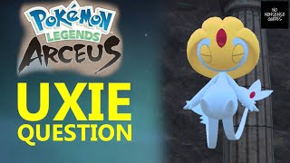 Uxie Question Answer  How Many Eyes  Pokemon Legends Arceus [upl. by Herries]