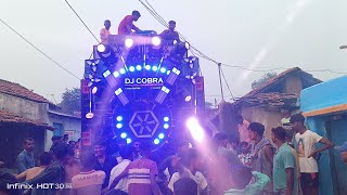 Dj Cobra New Big Setup Roadshow Lighting ke Sath New Look me Kail Puja Visar Zan Dj Cobra Powered [upl. by Ariat]