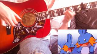 Pokemon Littleroot Town Acoustic Guitar Cover [upl. by Pritchett]