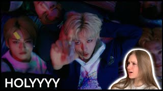 First Time Reaction To Stray Kids DOMINO MV Dance Practice [upl. by Pillihp]