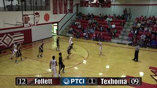 PTCI Basketball Follett vs Texhoma 121917 Boys [upl. by Silver]