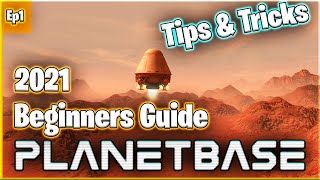 Planetbase Tutorial  Beginner Guide and Tips  2021  Gameplay Episode 1 [upl. by Mak523]