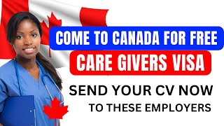 Care Assistants Urgently Needed in Canada Free Care Visa to Canada [upl. by Eide]