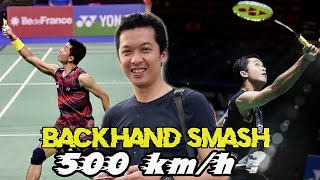 Taufik Hidayat  The Legendary Backhand Smash [upl. by Acinorej]