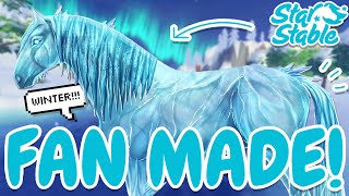 FAN MADE WINTER MAGICAL HORSES IN STAR STABLE 🥶 [upl. by Moises886]