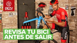 Cómo Revisar tu Bicicleta en 5 minutos antes de salir  Mantenimiento Bici [upl. by Yelrebmyk]