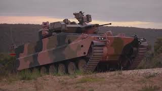 Redback IFV field test in Australia [upl. by Ahsenyt]