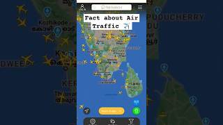 Facts about Air Traffic ✈️ in Sky Why We cant See Other Flight in sky shortsfeed shorts [upl. by Strephon]