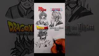 Drawing Okarun in different anime styles drawing anime art shorts [upl. by Anyahc]