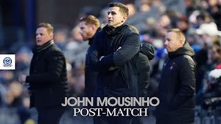 John Mousinho postmatch  Pompey 03 Leyton Orient [upl. by Darwen]