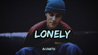 Justin Bieber  Lonely New Acoustic 2024 Official Lyric Video [upl. by Morentz791]