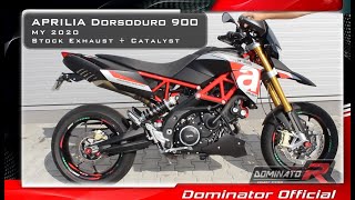 Dorsoduro 900 MY 2020💥 Pure Sound 🔥DECAT vs Catalyst ⚡ Ride 🔊Dominator Exhaust HP1🎧HQ 🇵🇱 [upl. by Alam]