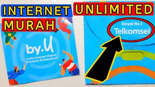 MURAH‼️Paket internet UNLIMITED fup 2024 SIGNAL NO 1 TELKOMSEL [upl. by Sucramraj14]