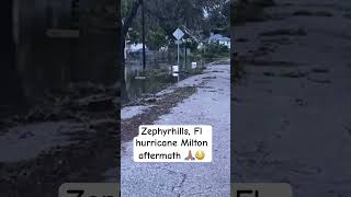 Zephyrhills FL hurricane Milton aftermath 😳🙏🏽 [upl. by Dianemarie]