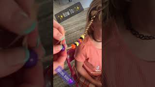 Tutorial How to add beads to braids [upl. by Yttiy643]