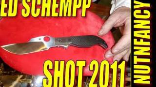 Nutnfancy 2011 SHOT Show Spyderco with Ed Schempp [upl. by Lebaron]