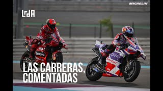 El GP de Qatar 2023 comentado MotoGP y Moto3 [upl. by Aihsel]