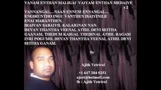 Devan thantha veenai  Tamil karaoke songs [upl. by Ebony]