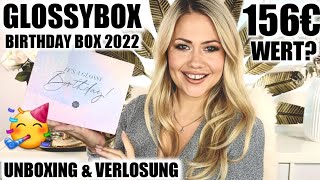 Glossybox Birthday Edition 2022  Unboxing amp Verlosung [upl. by Luthanen]