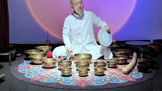 Meditation Bell Harmony Journeysingingbowlmeditationmusicsoundbathssleep [upl. by Gruver]