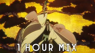 「Kyoraku Bankai Theme」Bleach TYBW S3 EP9 OST  1 HOUR MIX [upl. by Balthazar]