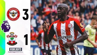 Brenford vs Southampton Highlights Premier League  brentford vs southampton [upl. by Eibber633]