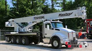 New Manitex TC50155HL boom truck crane Stock NT1326 [upl. by Audry]