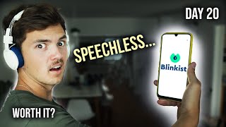 I Tried Blinkist App For 30 Days  Honest Blinkist Review [upl. by Otaner915]