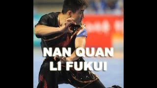 Championnat de Chine 2013 de KungFu Wushu  Nan Quan  Li Fukui Sichuan [upl. by Curley]