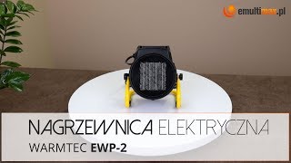 Elektryczna nagrzewnica powietrza WARMTEC EWP2  2kW [upl. by Sissel143]