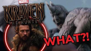 Kraven Trailer Reveals Major Changes Sony Made Rhino First Look [upl. by Dace534]