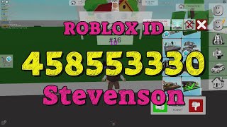 STEVENSON Roblox Song Codes [upl. by Edmond]