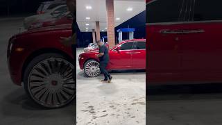 Gassin Up the Rolls Royce Ghost on 28’s DUB Floaters [upl. by Clea]