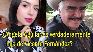 Ángela Aguilar es verdaderamente hija de Vicente Fernández [upl. by Akilat21]