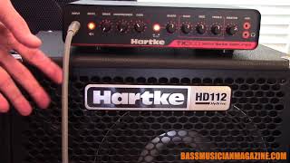 Bass Musician Magazine Reviews  Hartke TX300 Bass Amplifier [upl. by Aihseyt]