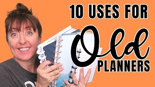 10 Ways to Use Expired Planners  How to Reuse amp Repurpose Outdated Happy Planners [upl. by Burl]