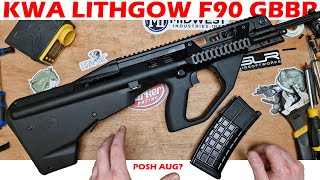 KWA Lithgow Arms F90 Airsoft GBBR Bullpup [upl. by Huda179]