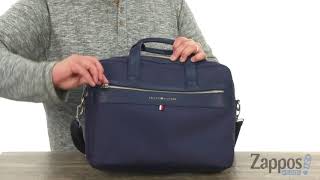 Tommy Hilfiger Leo Cordura Nylon Briefcase SKU 9075779 [upl. by Ivanna]