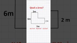 🔥 Qual a área da figura freedsonsousa geometriaplana area [upl. by Mar]