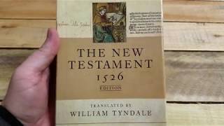 William Tyndale 1526 New Testament [upl. by Ennaus]