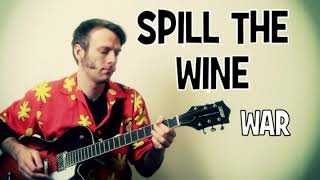 War Spill The Wine Guitar Chords Lesson amp Tab Tutorial with Bass [upl. by Acilegna]