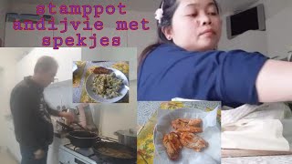 our dinner stamppot andijvie wspekjes mukbang [upl. by Mcdade]