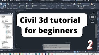 Civil 3d tutorial for beginners [upl. by Neelie]