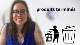 🚮 Mes produits terminés 7 un petit peu de maquillage de la bouffe et plus [upl. by Holtz]